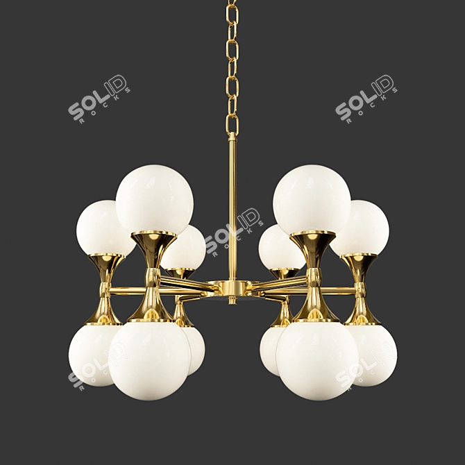 Astoria Light: Elegant and Versatile Lighting Solution 3D model image 2