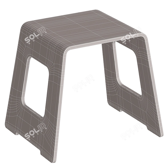 Bambukovyy Bengthåkan Stool 3D model image 3