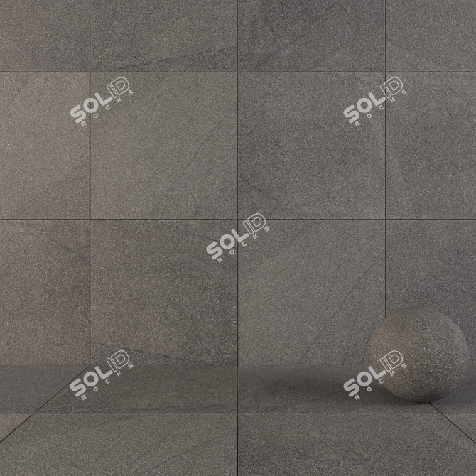 Flaviker River Lead: Stylish Wall & Floor Tiles 3D model image 1