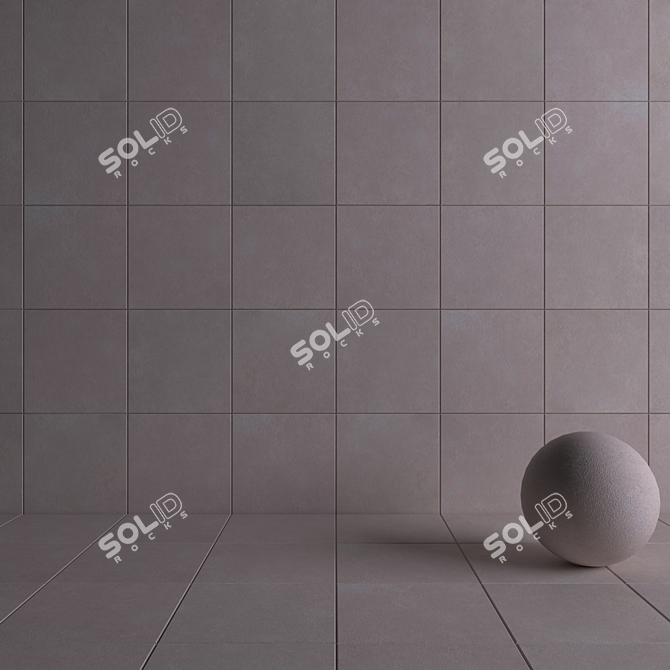 Flaviker Still Now Sand 60x60: Versatile Wall and Floor Tiles 3D model image 4