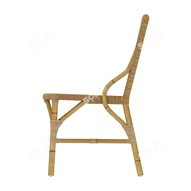 Elegant Douce Chair: Unico 2018 3D model image 3