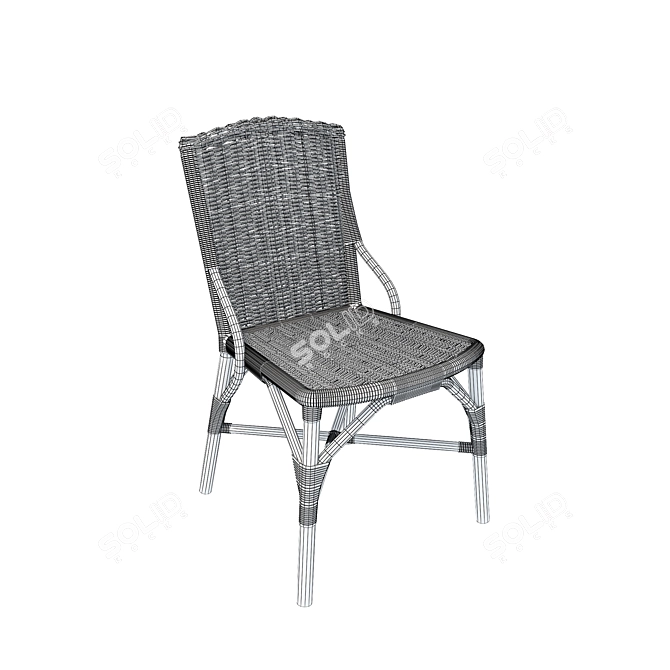 Elegant Douce Chair: Unico 2018 3D model image 4