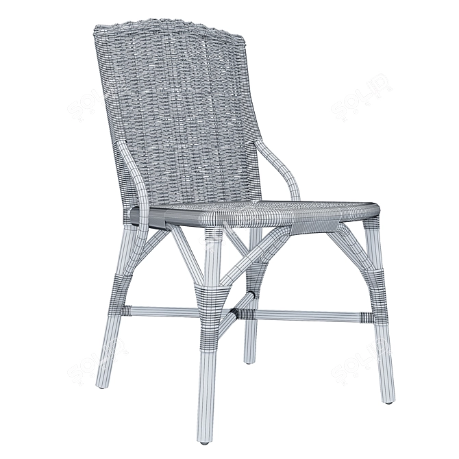 Elegant Douce Chair: Unico 2018 3D model image 7