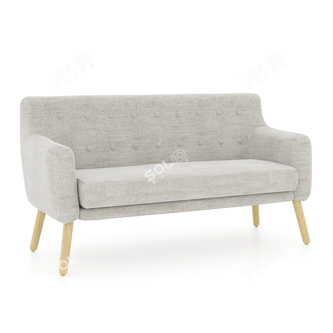 Modern Decorative Couch Sofa 3D model image 1