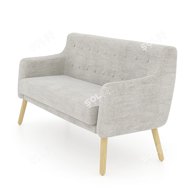 Modern Decorative Couch Sofa 3D model image 2