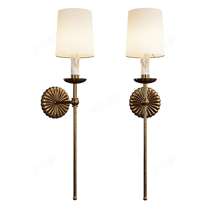 Clove_Sconce: Stylish Illumination for Your Space 3D model image 1