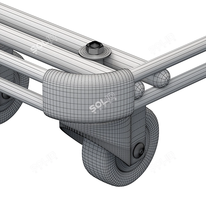 Title: Versatile Product Cart 3D model image 7