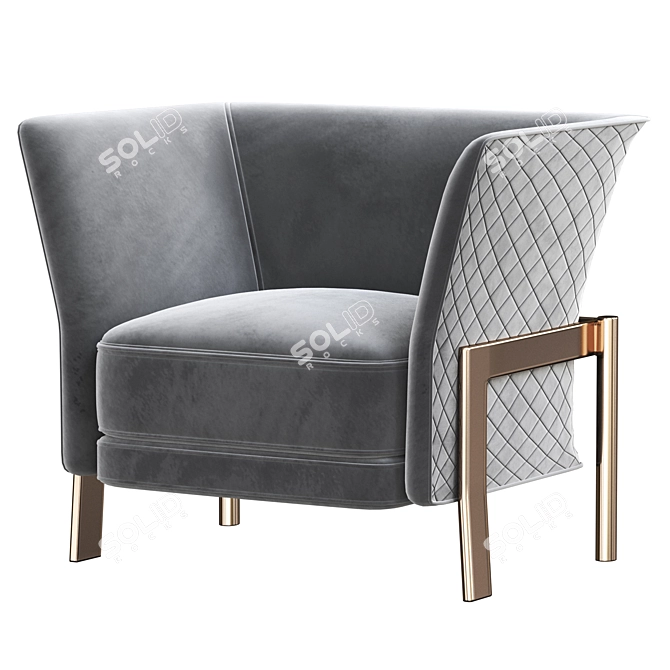 Elegant COSMO Armchair: OPERA CONTEMPORARY 3D model image 4