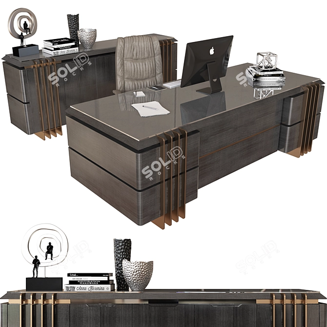 Prestij Masa Takimi | Bianos Office Furniture 3D model image 1