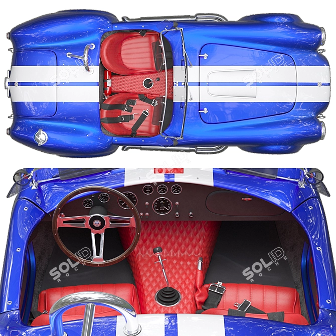 Title: Sleek Ford Shelby Cobra 427 3D model image 2