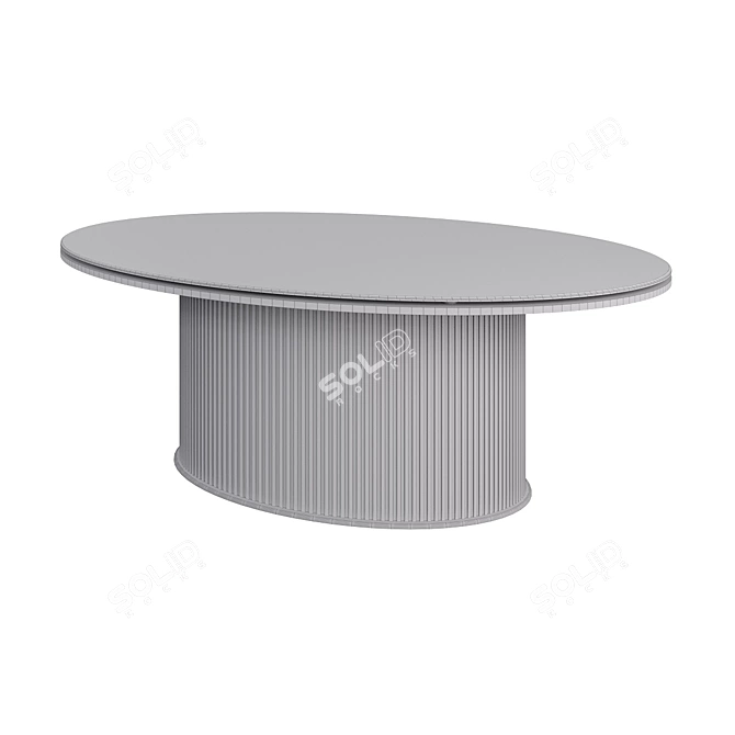 Elegant Coco Dining Table 3D model image 4