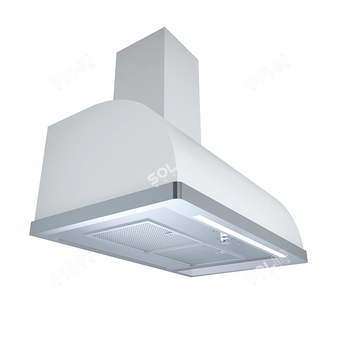Sleek & Efficient: IKEA FULLSTÄNDIG Wall-Mount Cooker Hood 3D model image 4