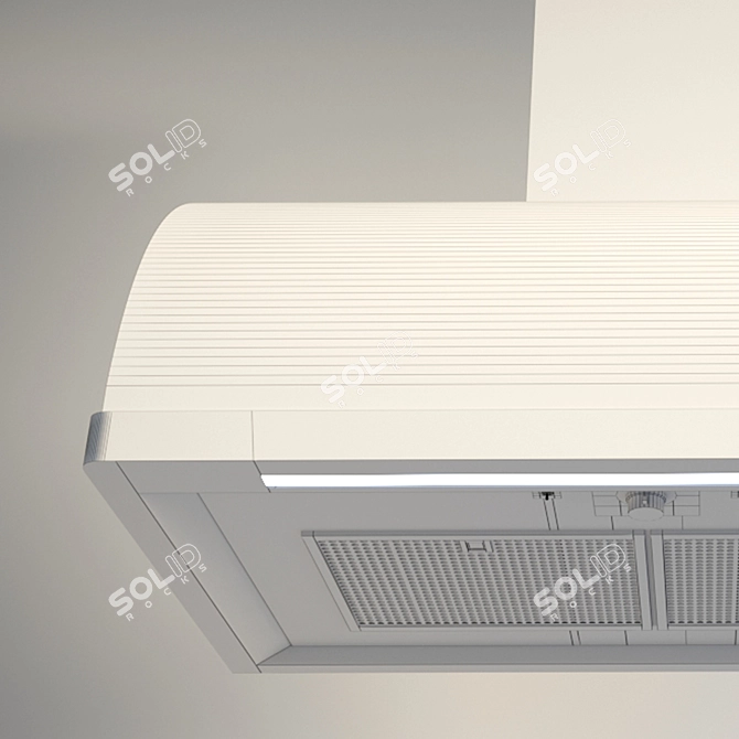 Sleek & Efficient: IKEA FULLSTÄNDIG Wall-Mount Cooker Hood 3D model image 5