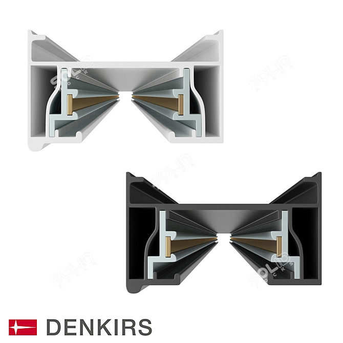 Aluminum Cable Clip - Denkirs TR1003 3D model image 2