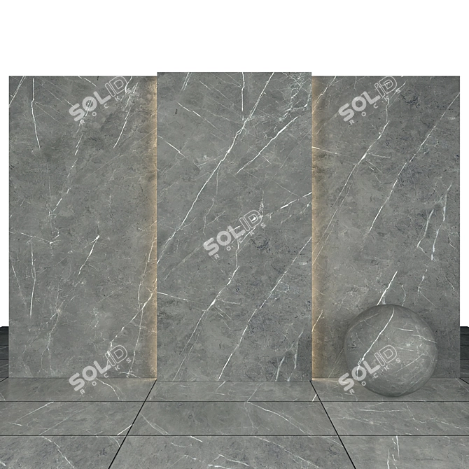 Roma Gray Stone Texture Bundle+Max.FBX.OBJ 3D model image 1