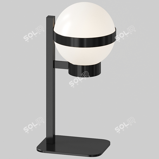 Elegant Glass Table Lamp - Barcino Collection 3D model image 1