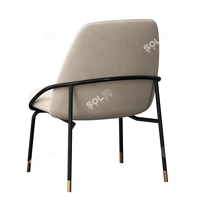 Contemporary Jackie Chair by Berto Salotti 3D model image 4