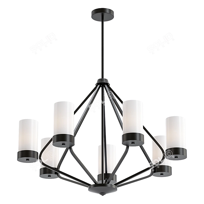 Elegant MED Chandelier 3D model image 1