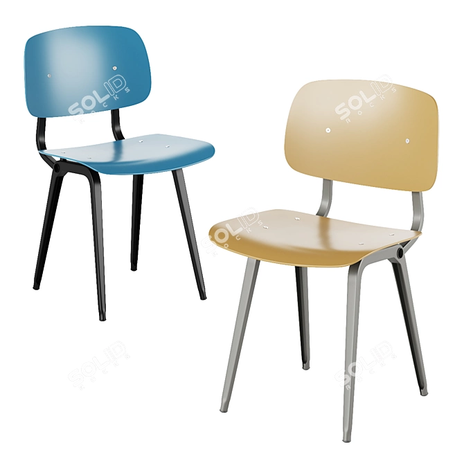 HAY Revolt: High-Quality 3D Furniture 3D model image 2