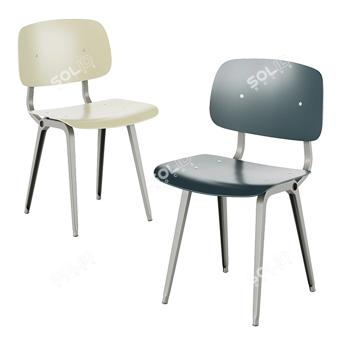 HAY Revolt: High-Quality 3D Furniture 3D model image 4