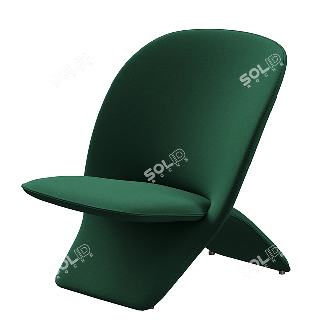 Elegant Artifort Niloo Chair 3D model image 3