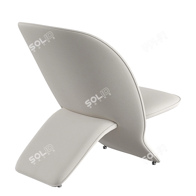 Elegant Artifort Niloo Chair 3D model image 11