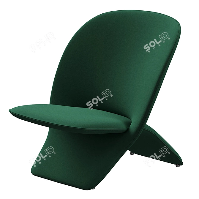 Elegant Artifort Niloo Chair 3D model image 14