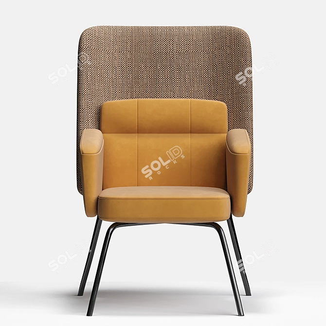Cozy and Chic BINGSTA Armchair 3D model image 3