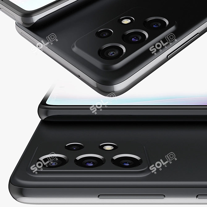 High-Performance Samsung Galaxy A72 3D model image 4