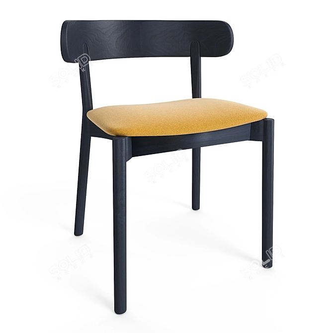 Sleek Montera SL CU Chair 3D model image 1