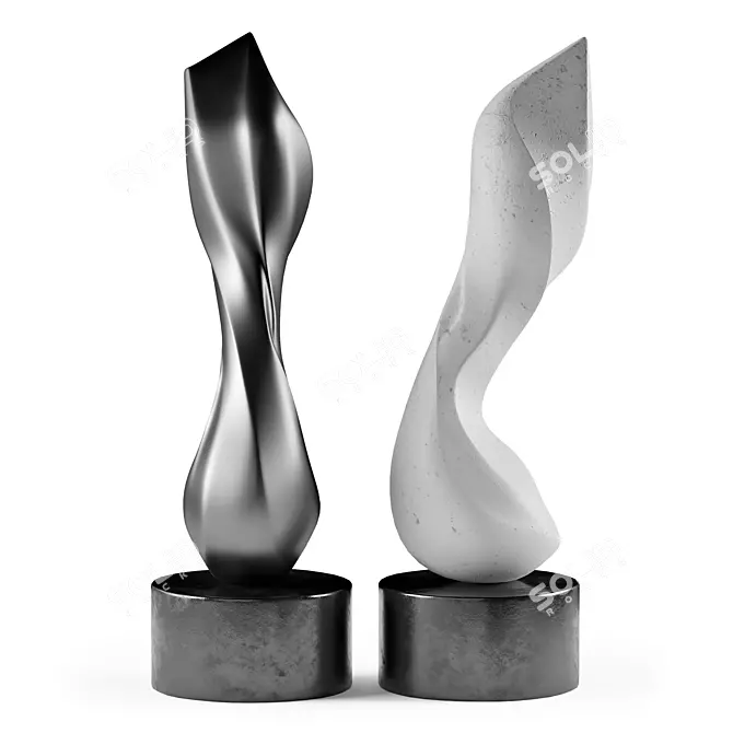 Sophie Thompson Sculpture: Elegant and Striking Masterpiece 3D model image 1