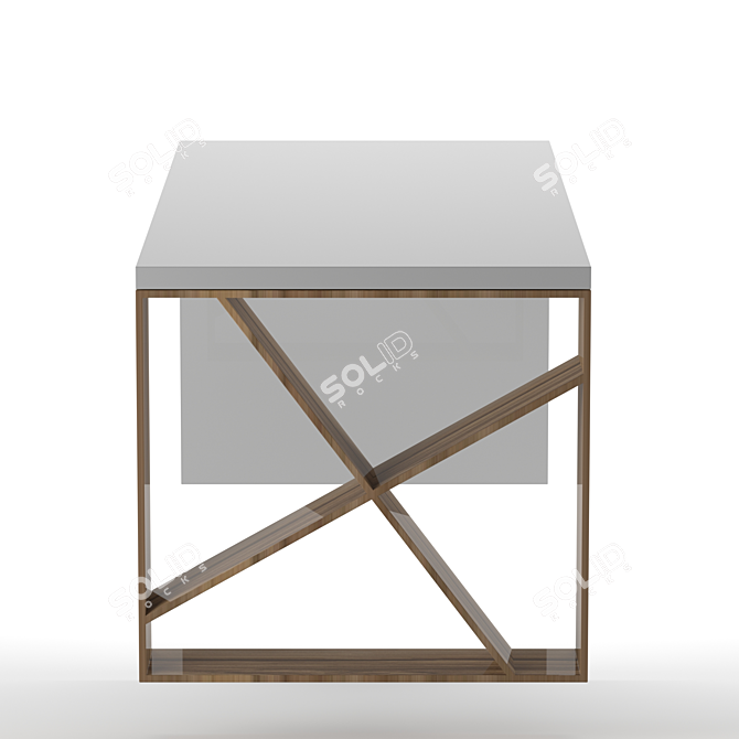 J-Table: Contemporary Asymmetric Design 3D model image 3