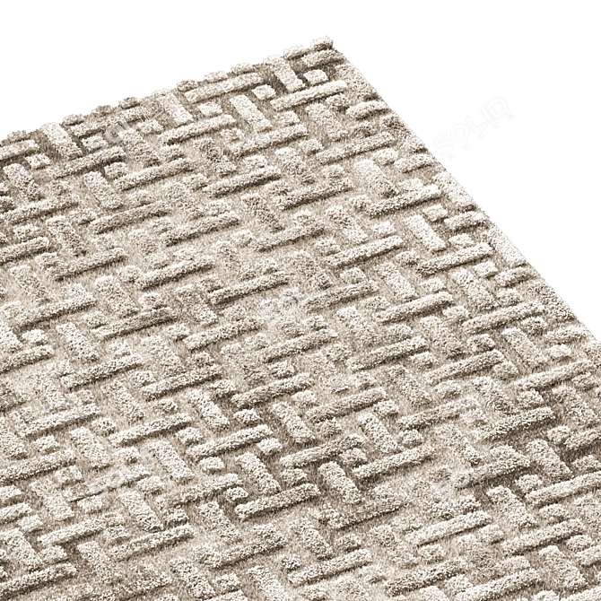 Elegant Medina Carpet - 350x250cm 3D model image 3