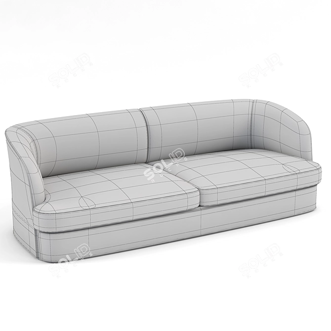 Luxury Italian Bampton Sofa 3D model image 9