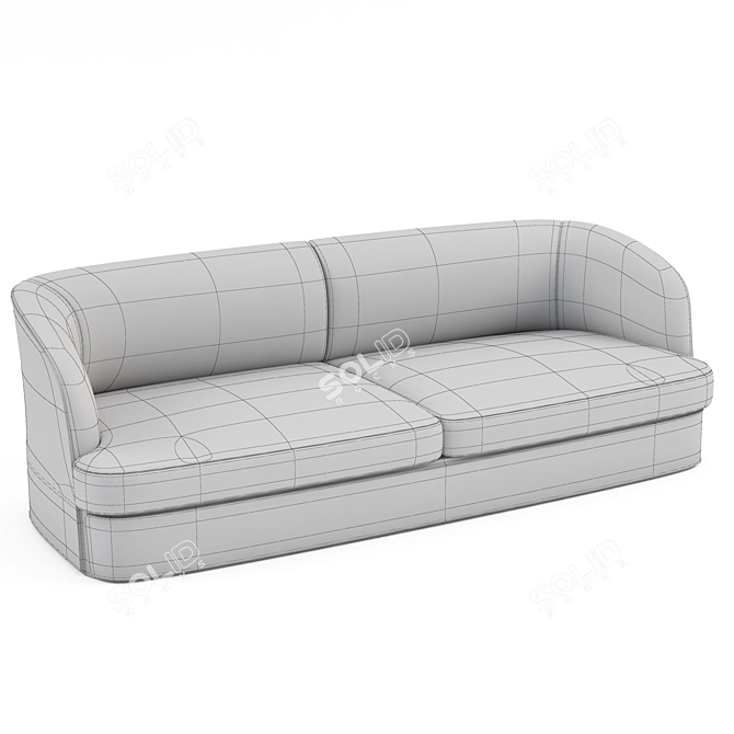 Luxury Italian Bampton Sofa 3D model image 13