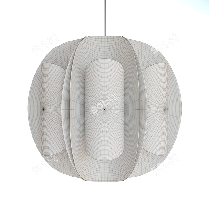  TRUBBNATE Hanging Lamp - Creates Beautiful Shadow Play 3D model image 5