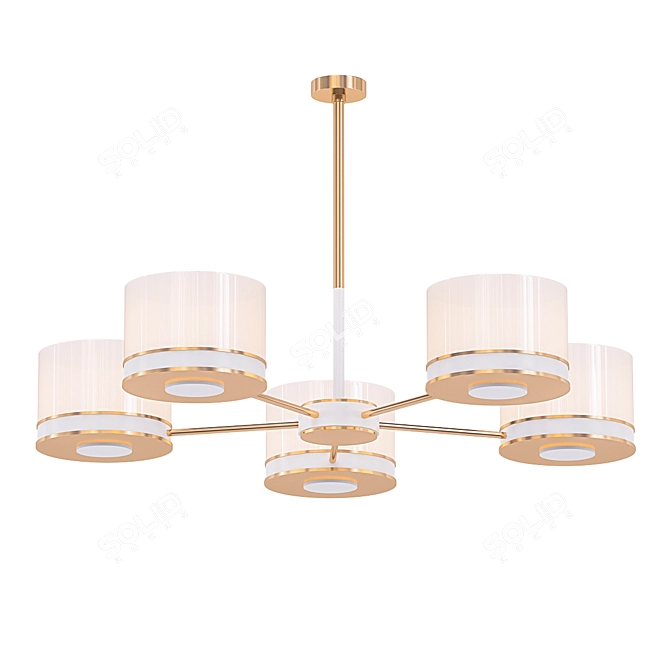 Elegant Crystal Chandelier | SL024 3D model image 1