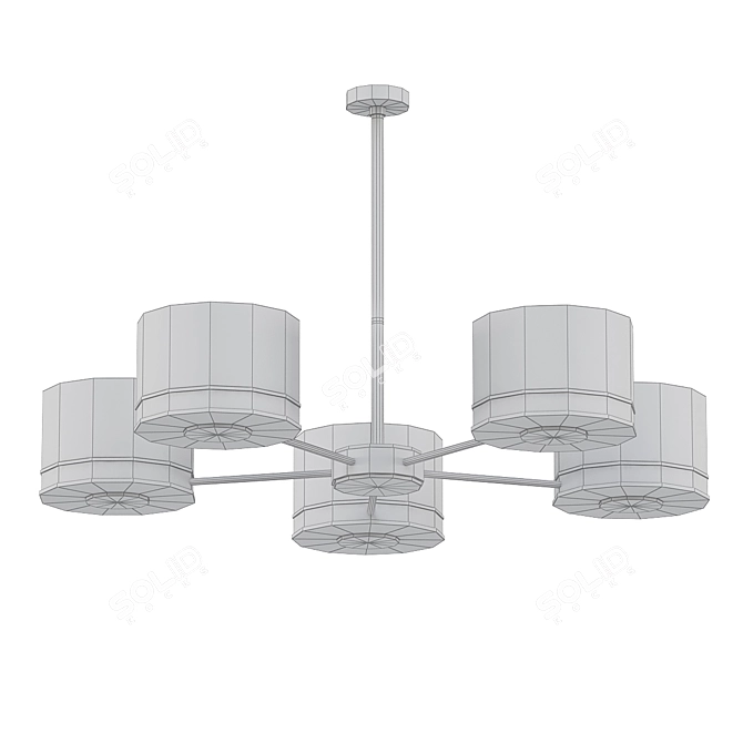 Elegant Crystal Chandelier | SL024 3D model image 2