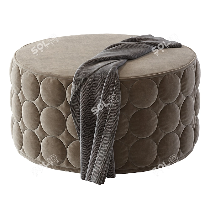 Missoni Home Modern Summer Pouf 3D model image 3