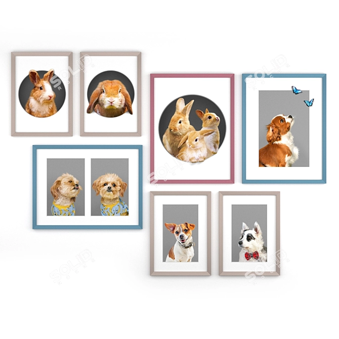 PetPoster Set: Decorate with Style 3D model image 3