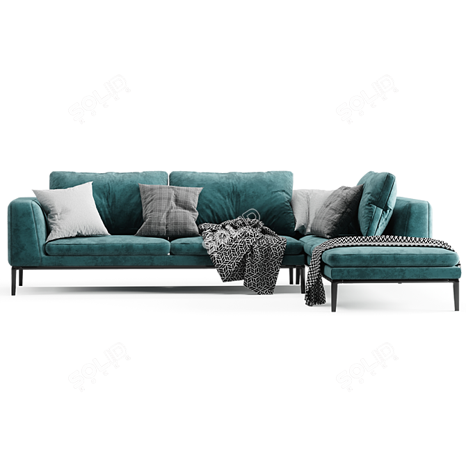 Contemporary BB Italia Miche Sofa 3D model image 5