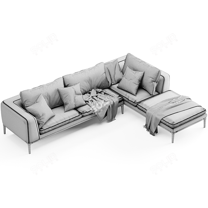 Contemporary BB Italia Miche Sofa 3D model image 6