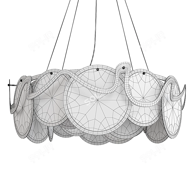 Alessa Design Lamp: Sleek Elegance in 3D 3D model image 3