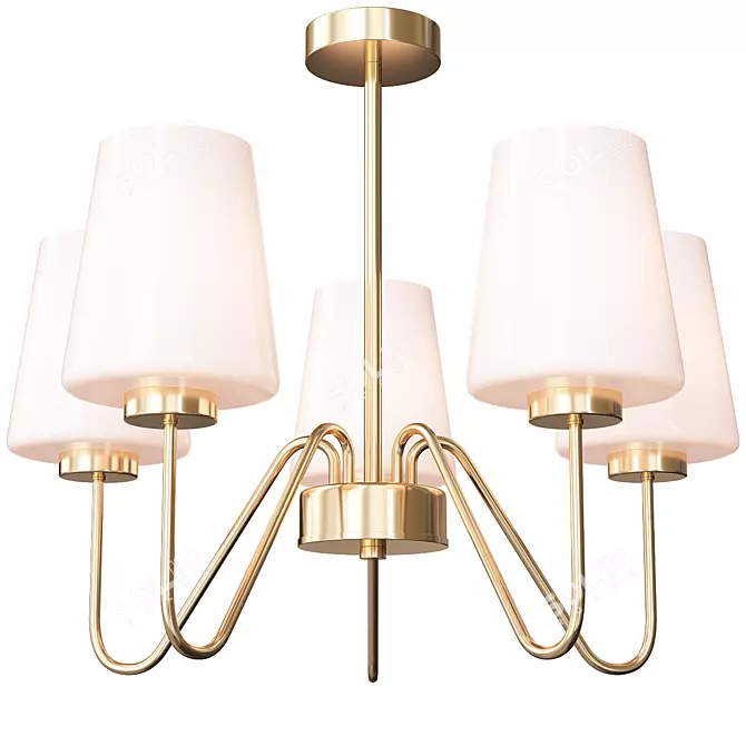 Elegant Olivia 3791 Chandelier Set 3D model image 1