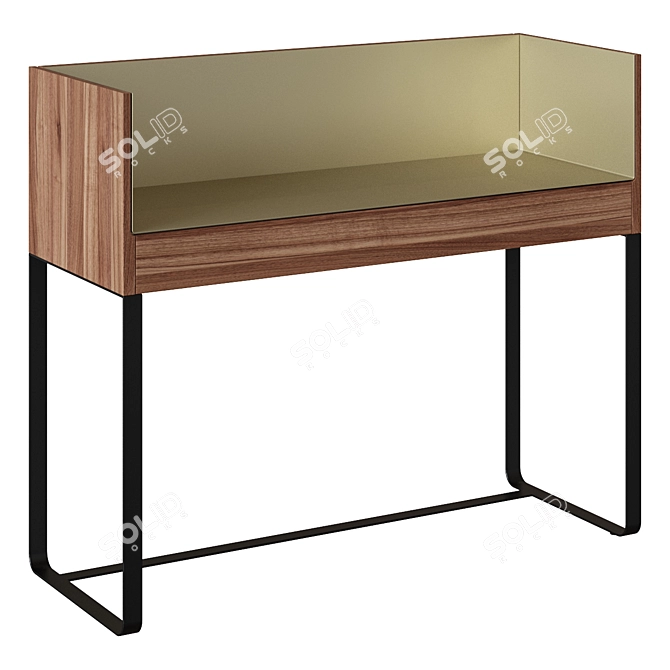 Stockholm Minimalist Writing Desk 3D model image 4