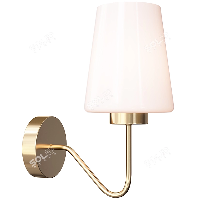 Elegant Olivia Wall Lamp 3D model image 1