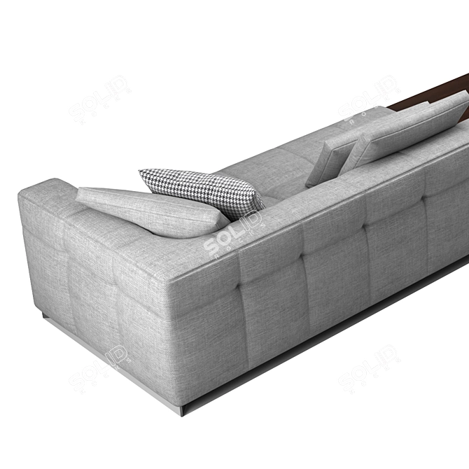 Sleek Minotti Blazer Sofa 3D model image 4