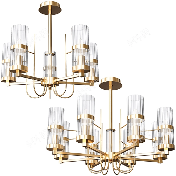 Title: Stilfort Legion Chandelier 3D model image 1