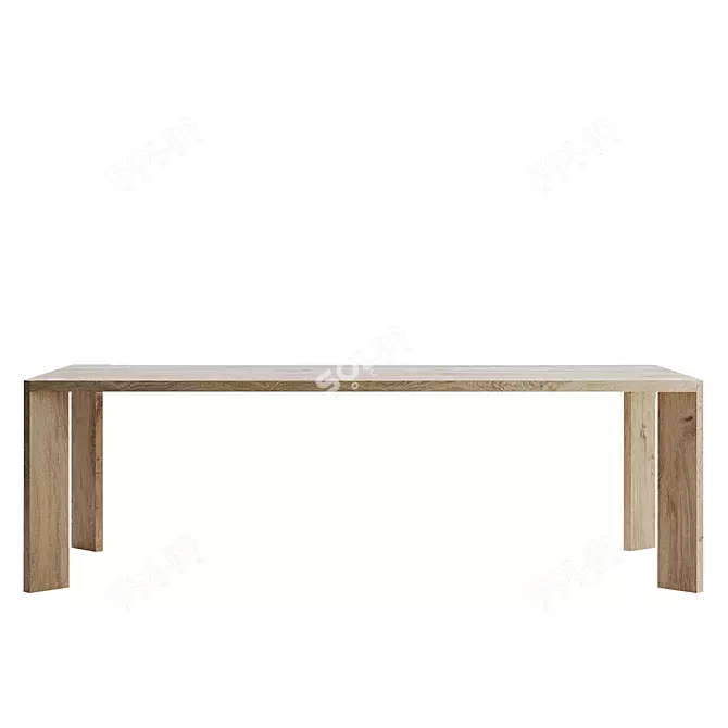 Modern Manero Table: Versatile Design 3D model image 5