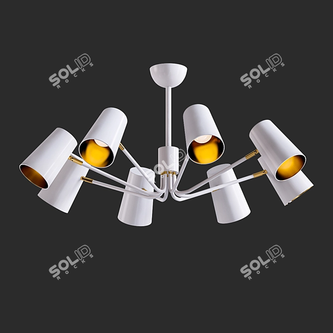 Impressive Anders Pendant Chandelier 3D model image 1